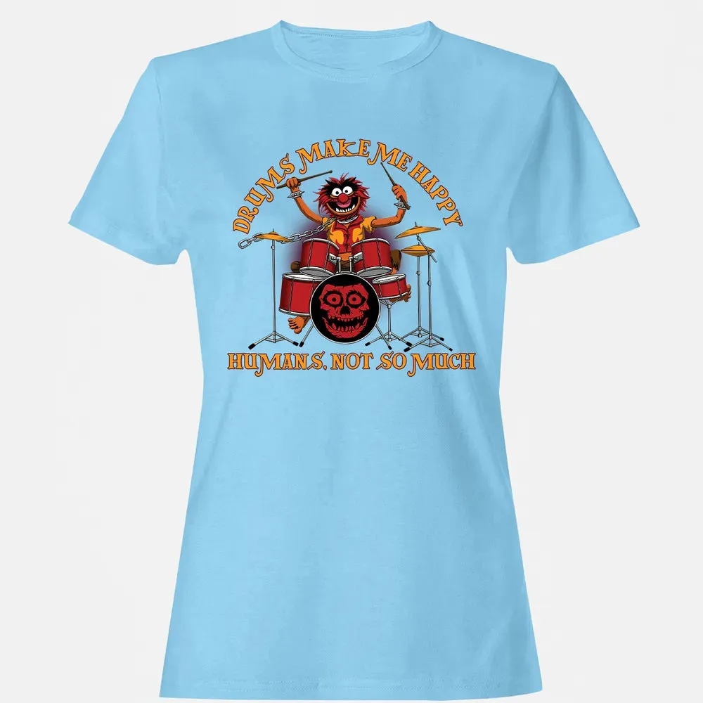 Drums Make Me Happy Women's T-shirt - 8