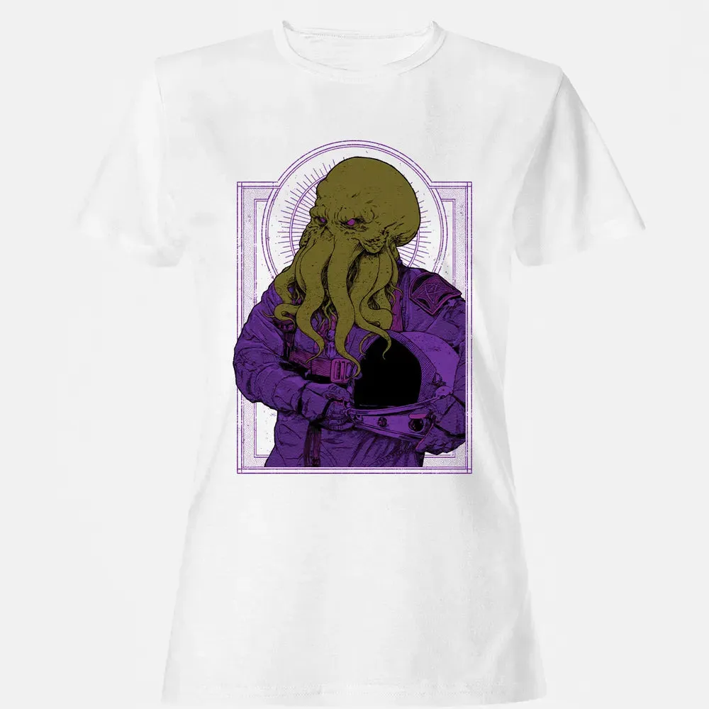 Astronaut Cthulhu Women's T-shirt - 16