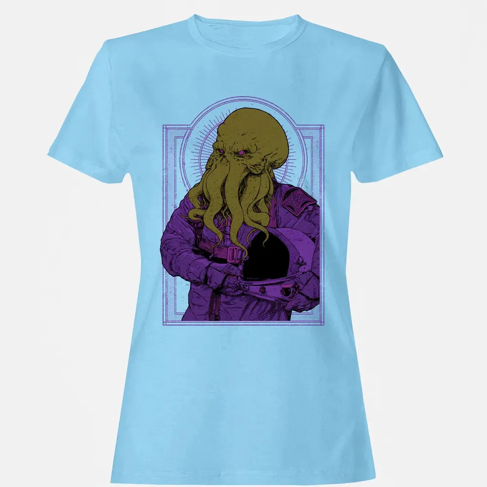 Astronaut Cthulhu Women's T-shirt - 8
