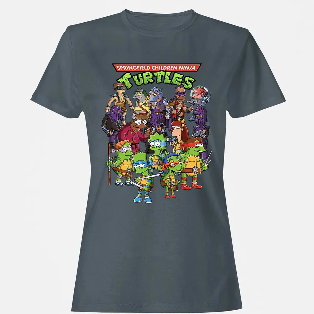 Springfield Children Ninja Turtles Women's T-shirt - 3