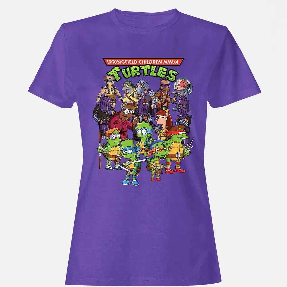 Springfield Children Ninja Turtles Women's T-shirt - 12