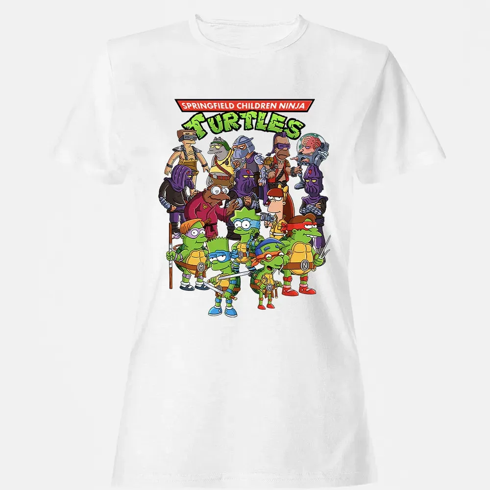Springfield Children Ninja Turtles Women's T-shirt - 16
