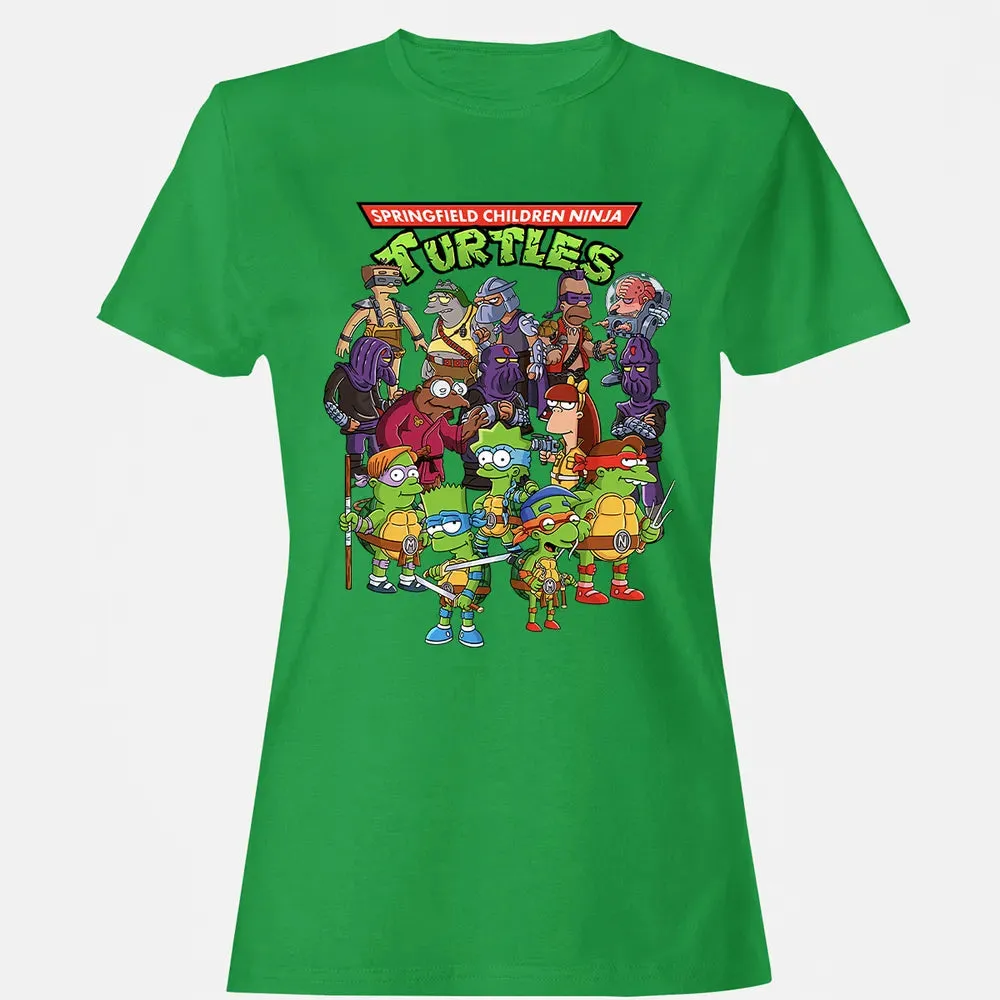 Springfield Children Ninja Turtles Women's T-shirt - 7