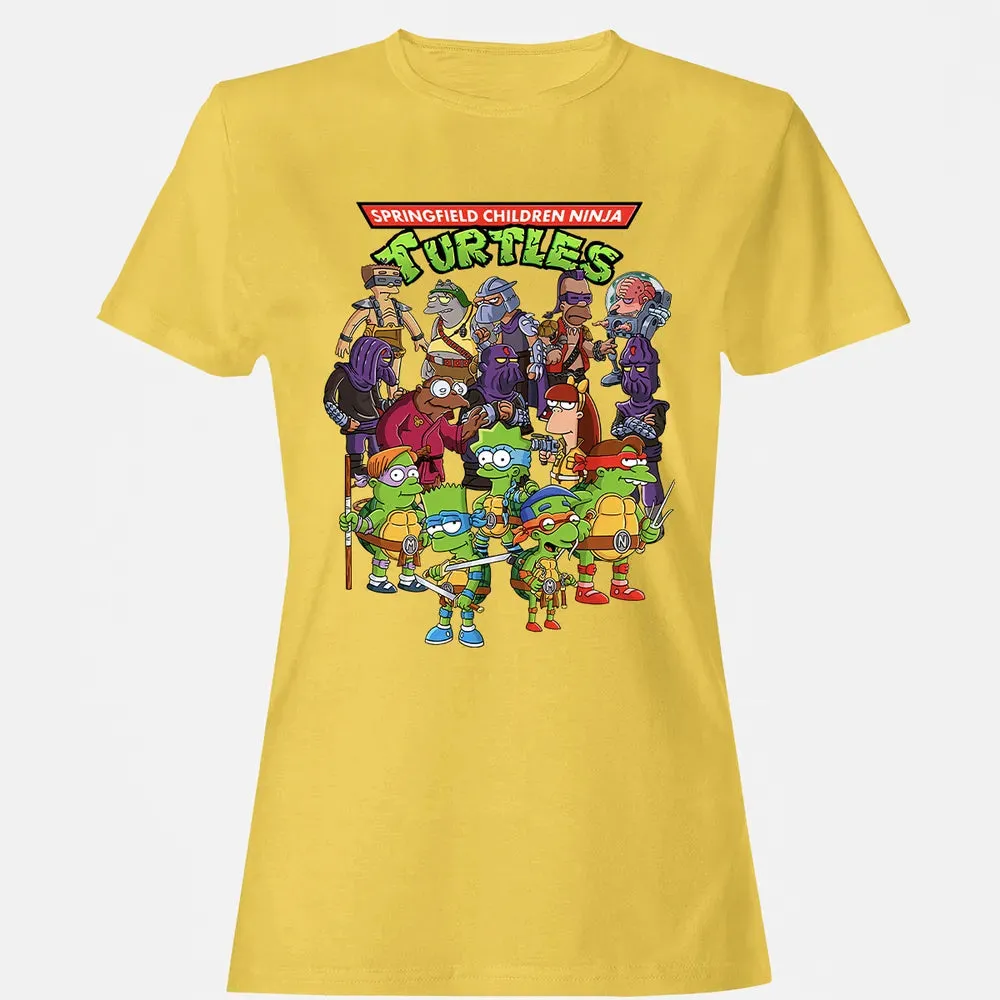 Springfield Children Ninja Turtles Women's T-shirt - 4
