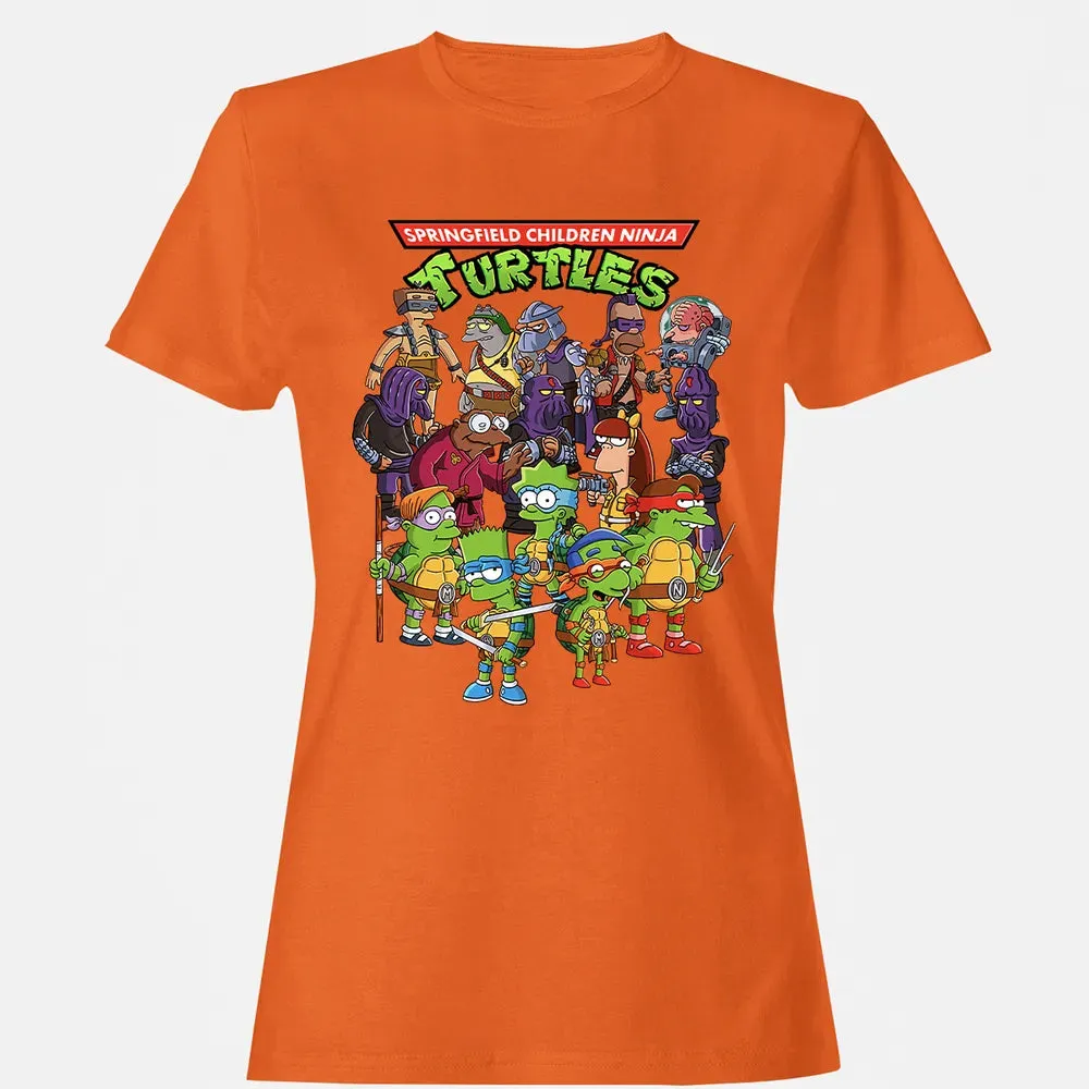 Springfield Children Ninja Turtles Women's T-shirt - 11