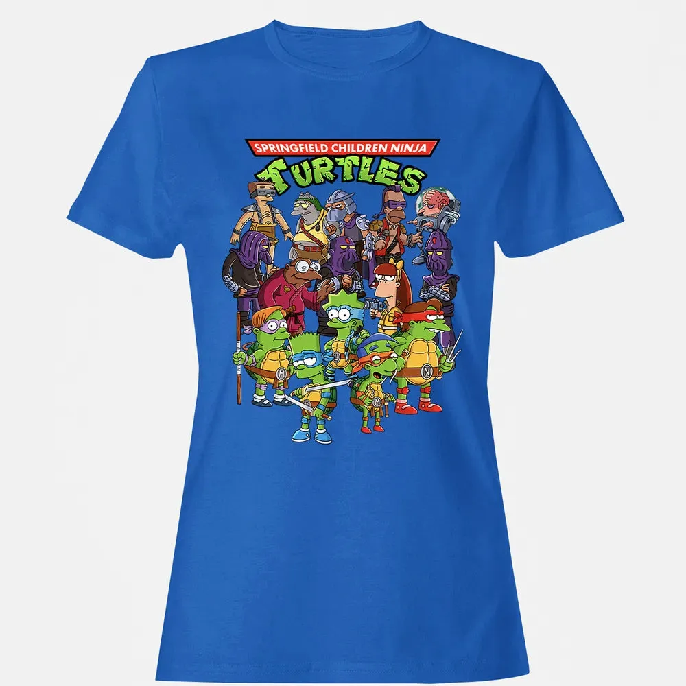 Springfield Children Ninja Turtles Women's T-shirt - 14