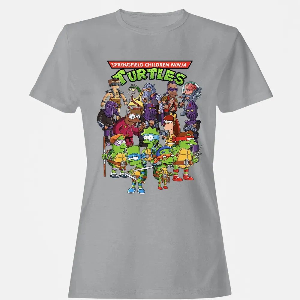 Springfield Children Ninja Turtles Women's T-shirt - 15