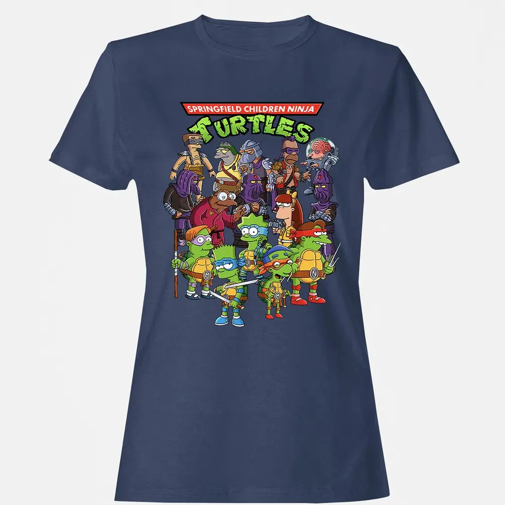 Springfield Children Ninja Turtles Women's T-shirt - 10