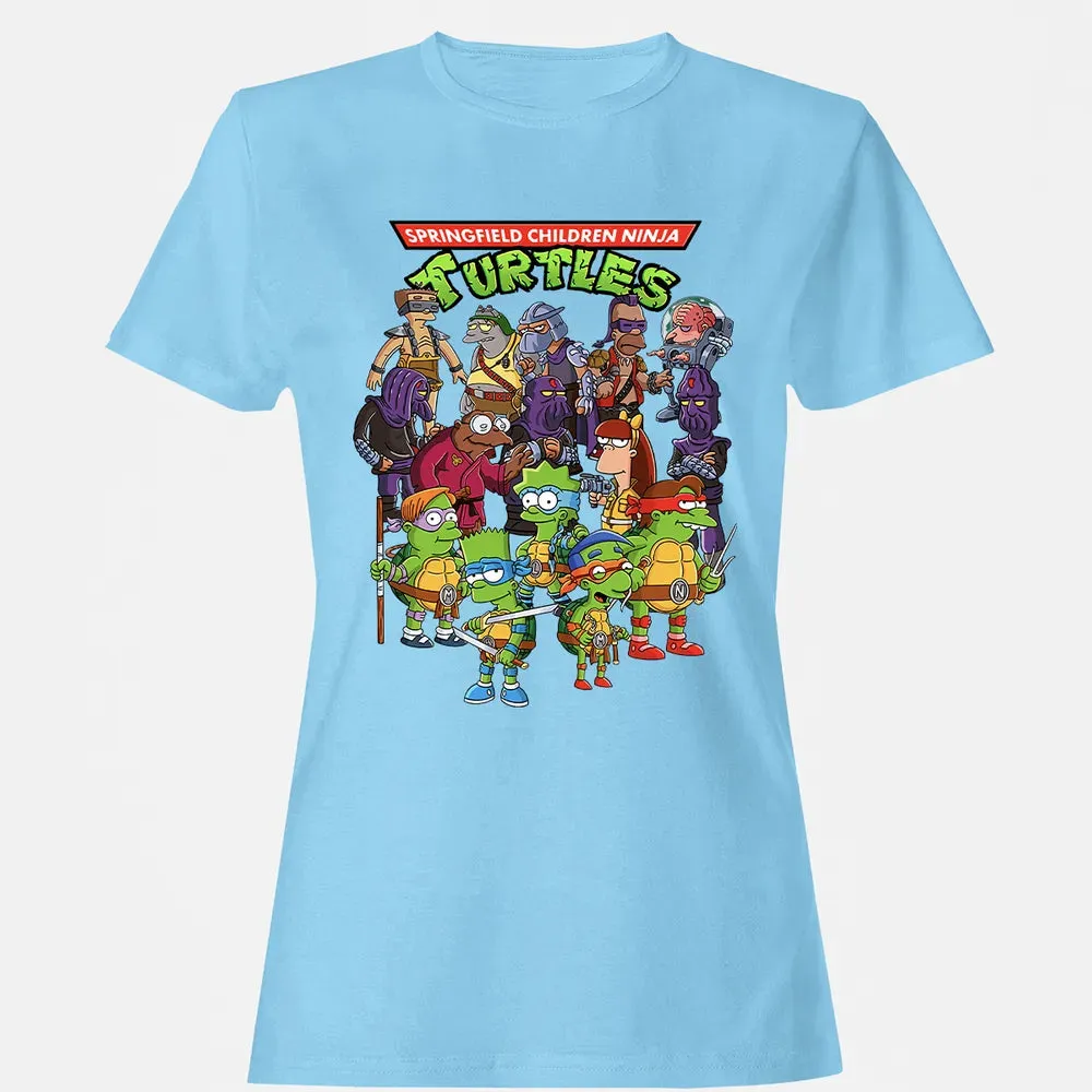 Springfield Children Ninja Turtles Women's T-shirt - 8
