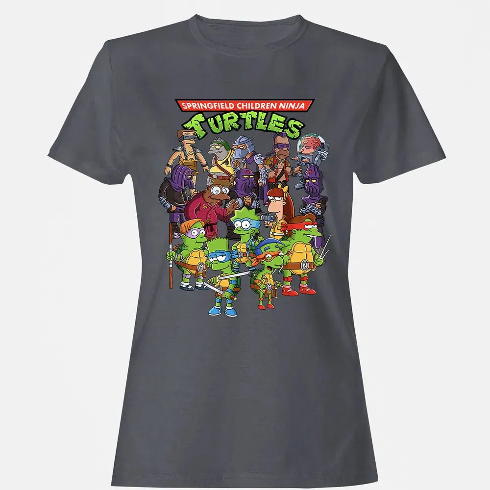 Springfield Children Ninja Turtles Women's T-shirt - 5
