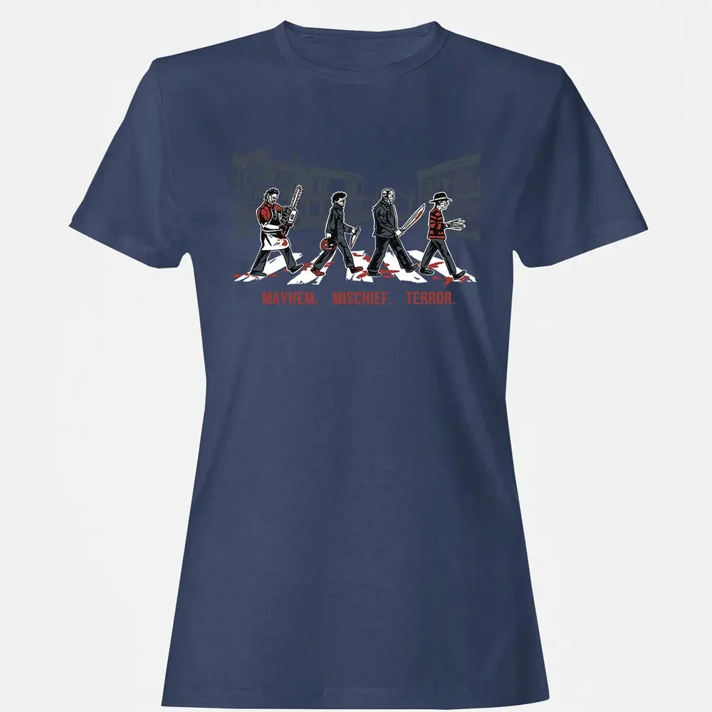 Mayhem. Mischief. Terror Women's T-shirt - 10