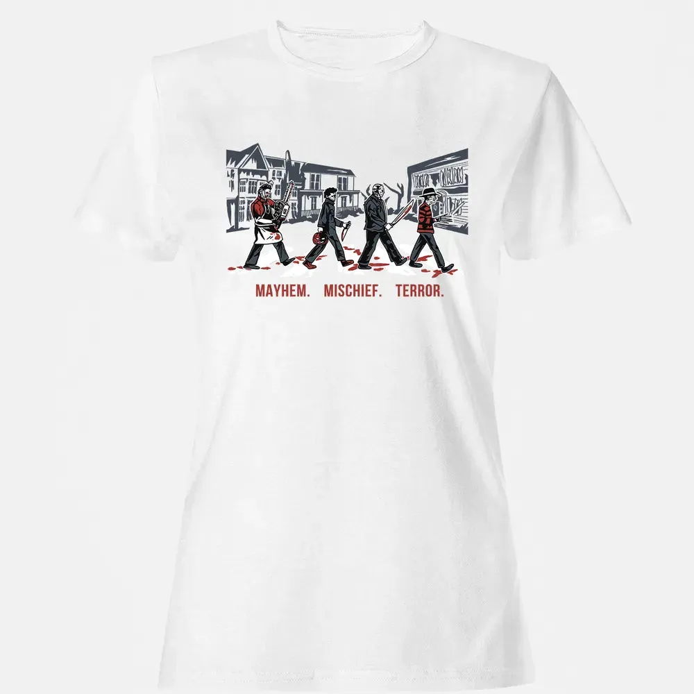 Mayhem. Mischief. Terror Women's T-shirt - 16