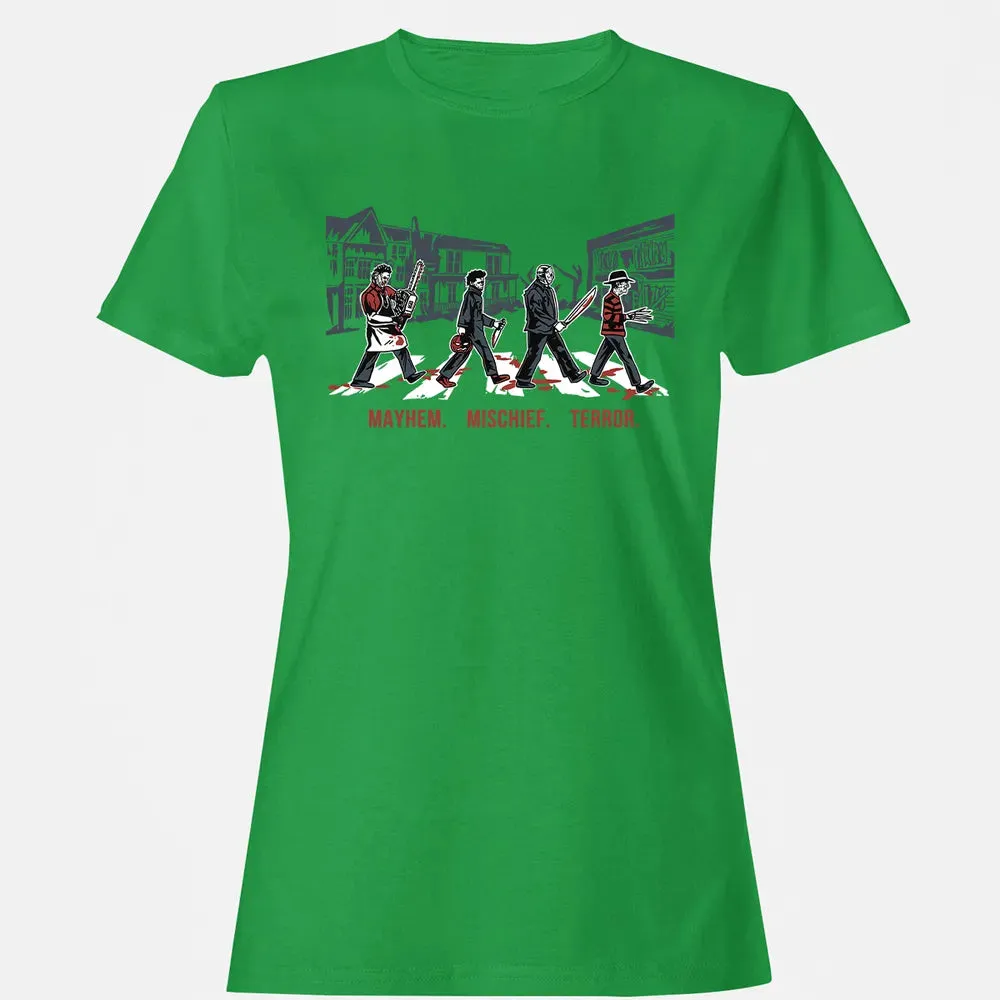 Mayhem. Mischief. Terror Women's T-shirt - 7