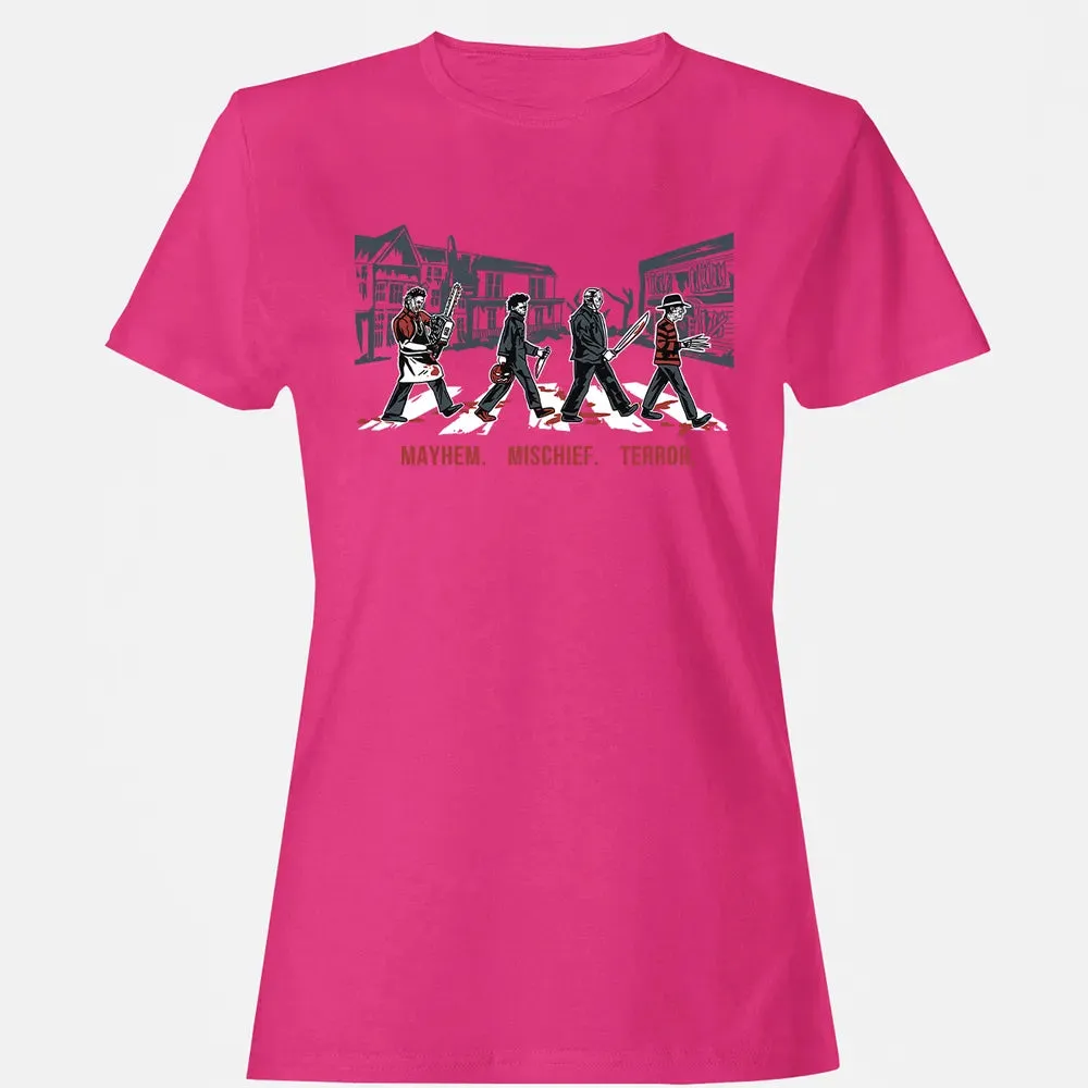 Mayhem. Mischief. Terror Women's T-shirt - 6