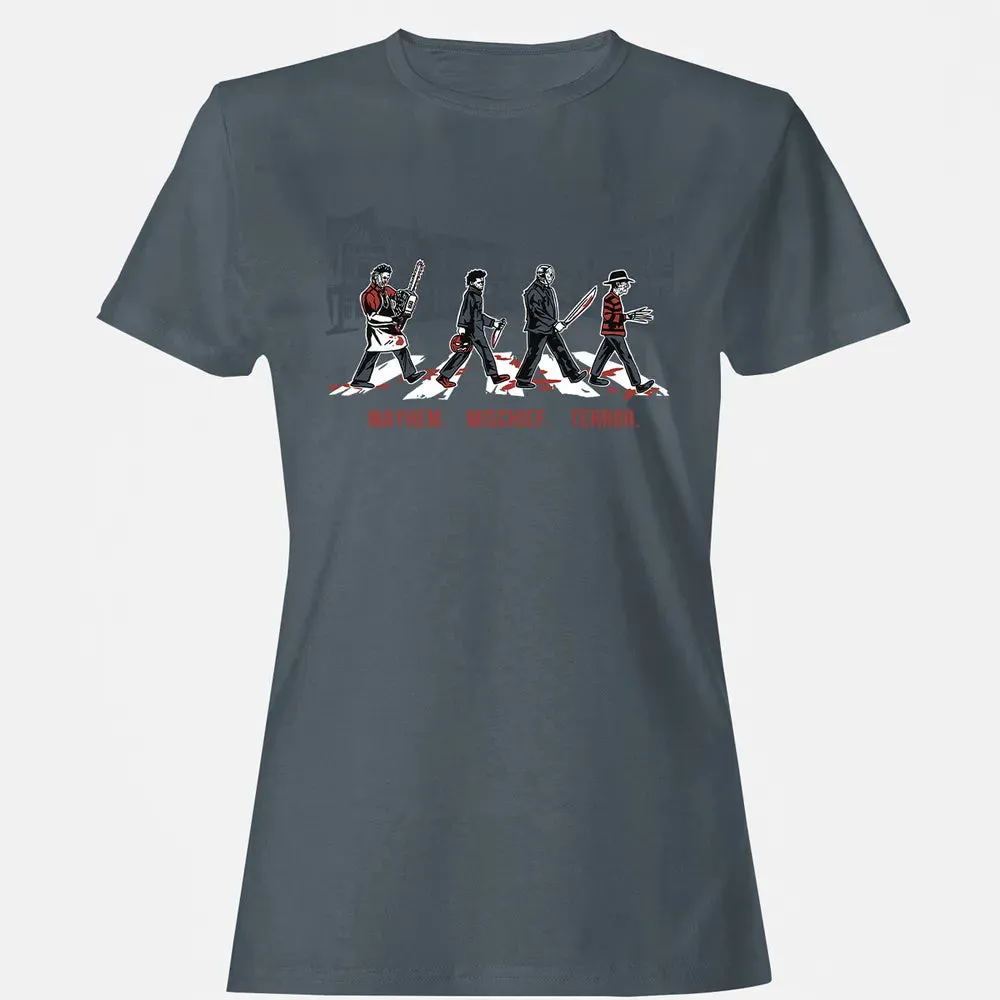 Mayhem. Mischief. Terror Women's T-shirt - 3
