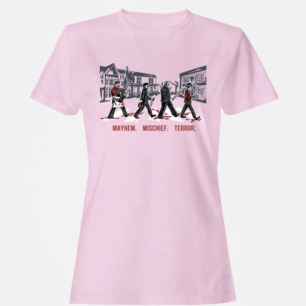 Mayhem. Mischief. Terror Women's T-shirt - 9