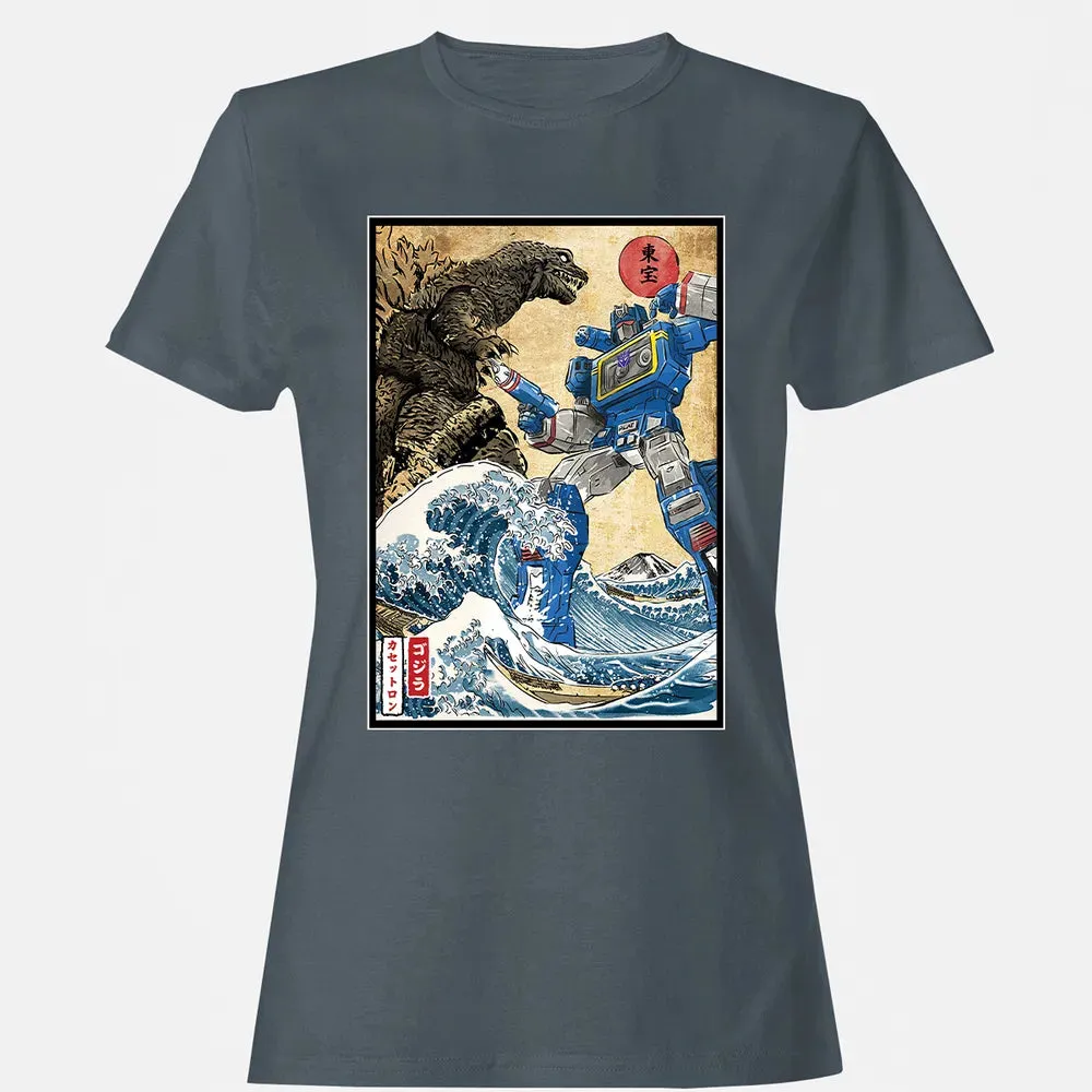 King of the Monsters vs Soundwave Women's T-shirt - 3