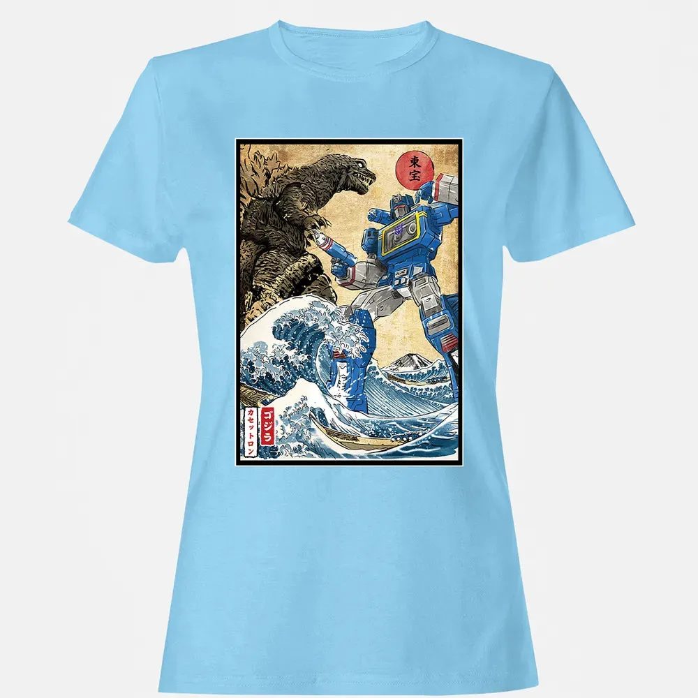 King of the Monsters vs Soundwave Women's T-shirt - 8
