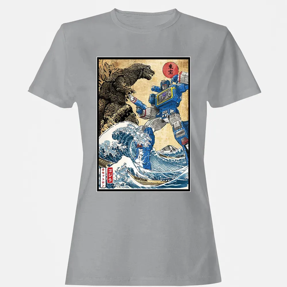 King of the Monsters vs Soundwave Women's T-shirt - 15