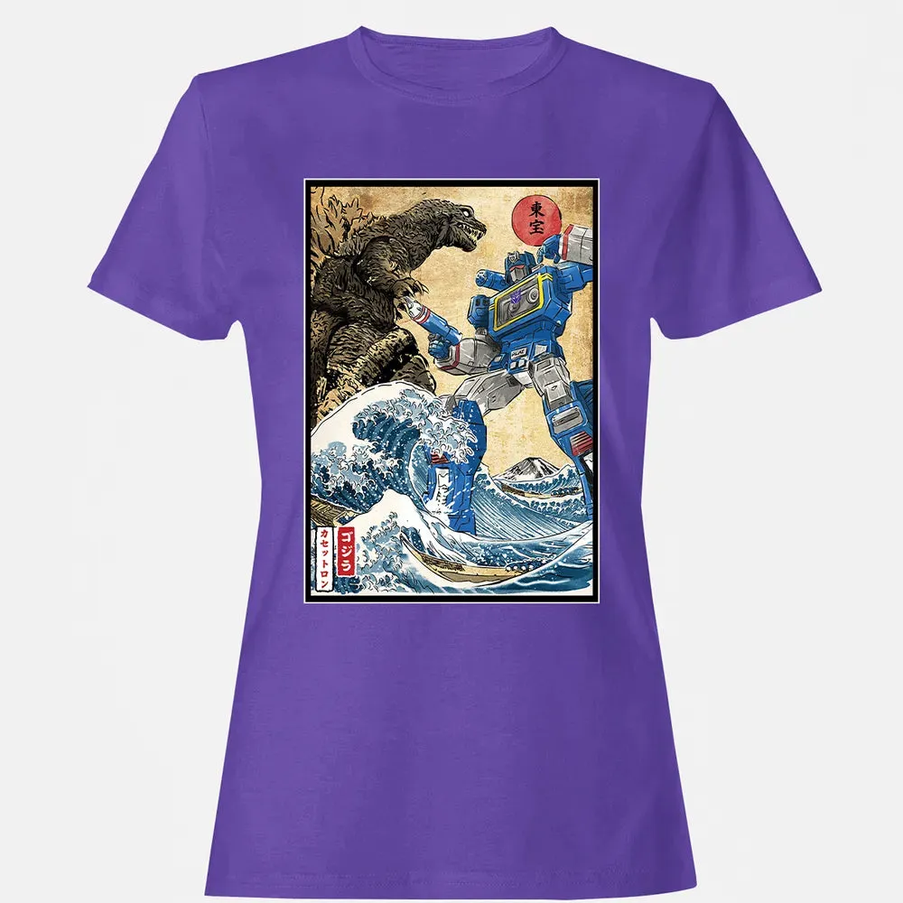 King of the Monsters vs Soundwave Women's T-shirt - 12