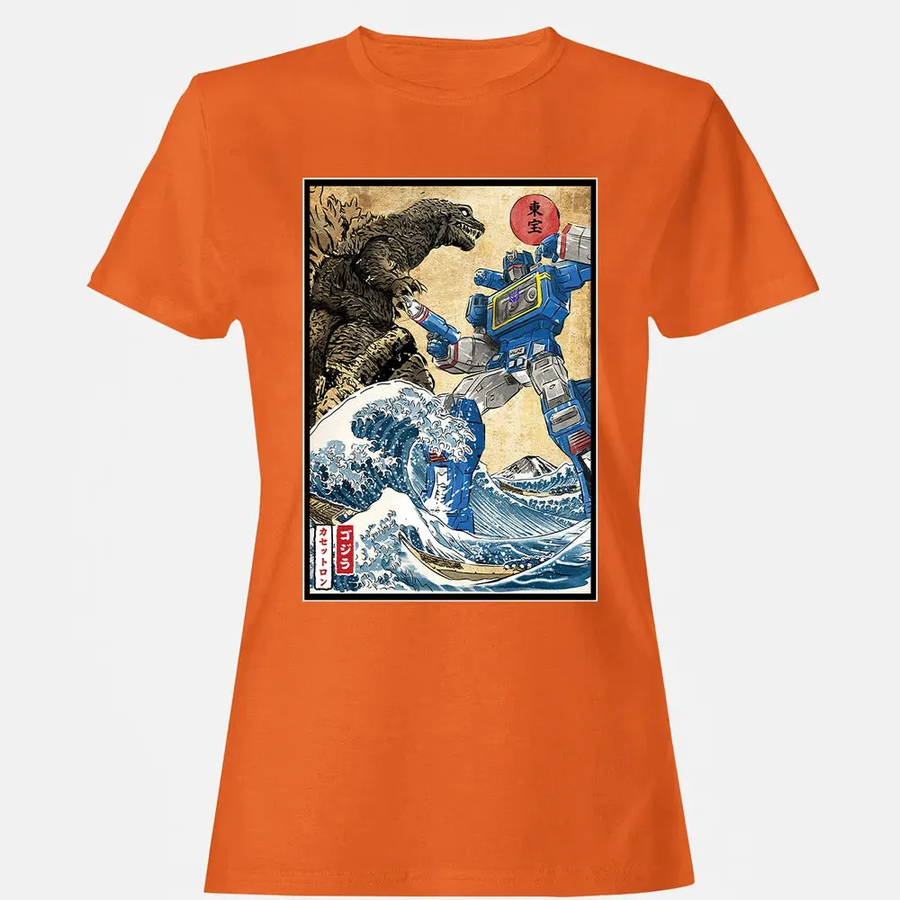 King of the Monsters vs Soundwave Women's T-shirt - 11