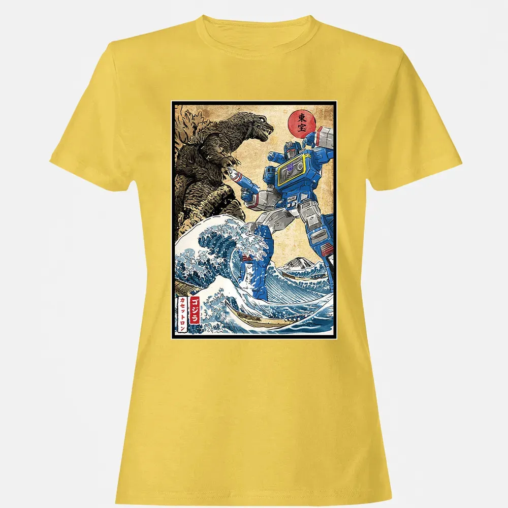 King of the Monsters vs Soundwave Women's T-shirt - 4