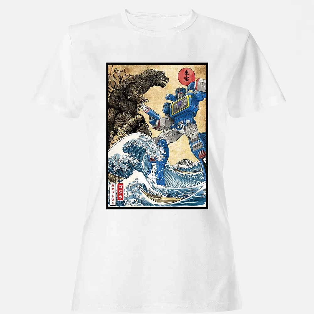 King of the Monsters vs Soundwave Women's T-shirt - 16