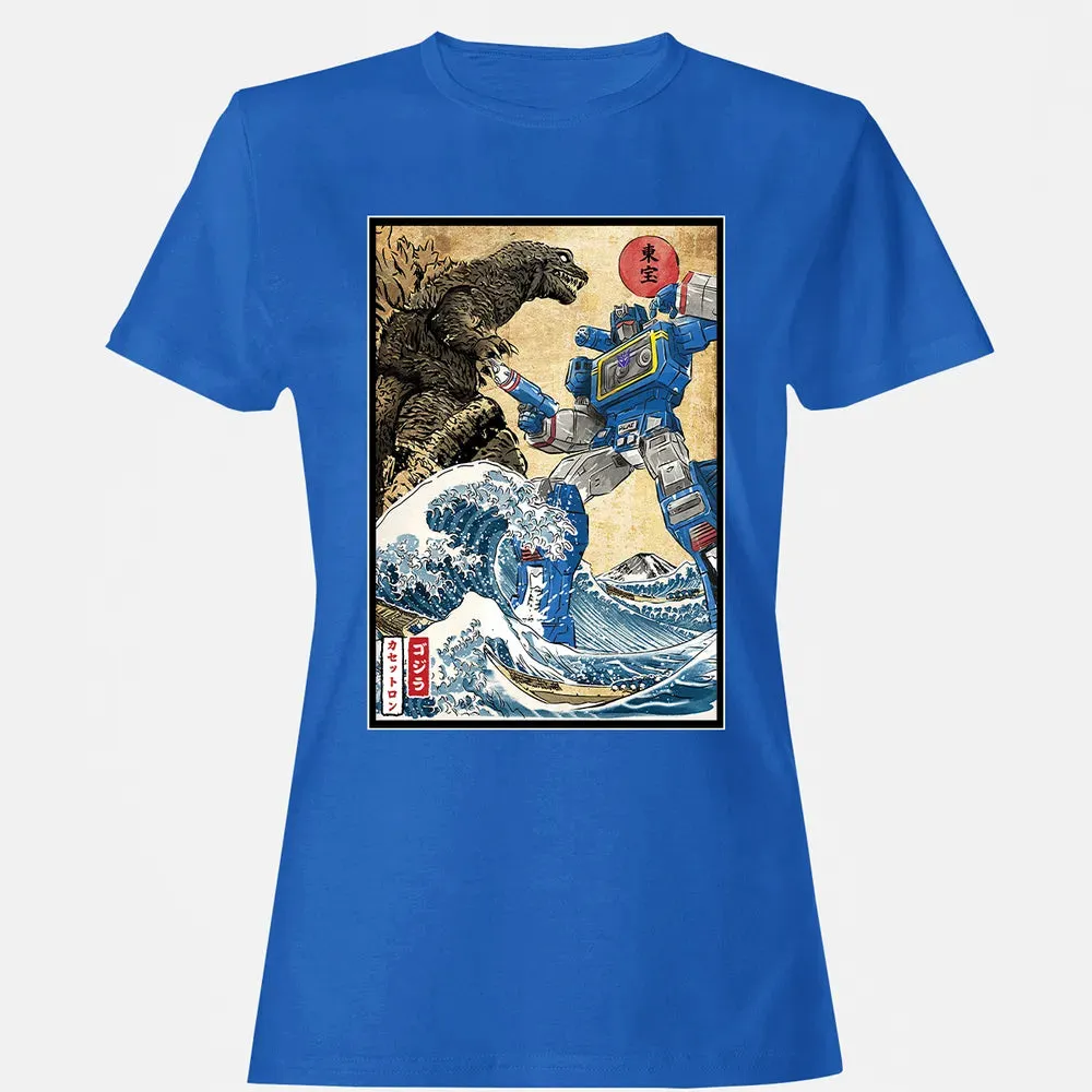 King of the Monsters vs Soundwave Women's T-shirt - 14