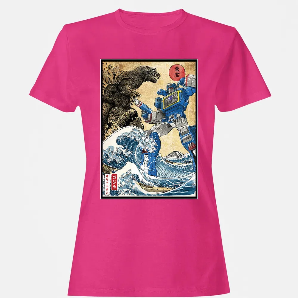 King of the Monsters vs Soundwave Women's T-shirt - 6