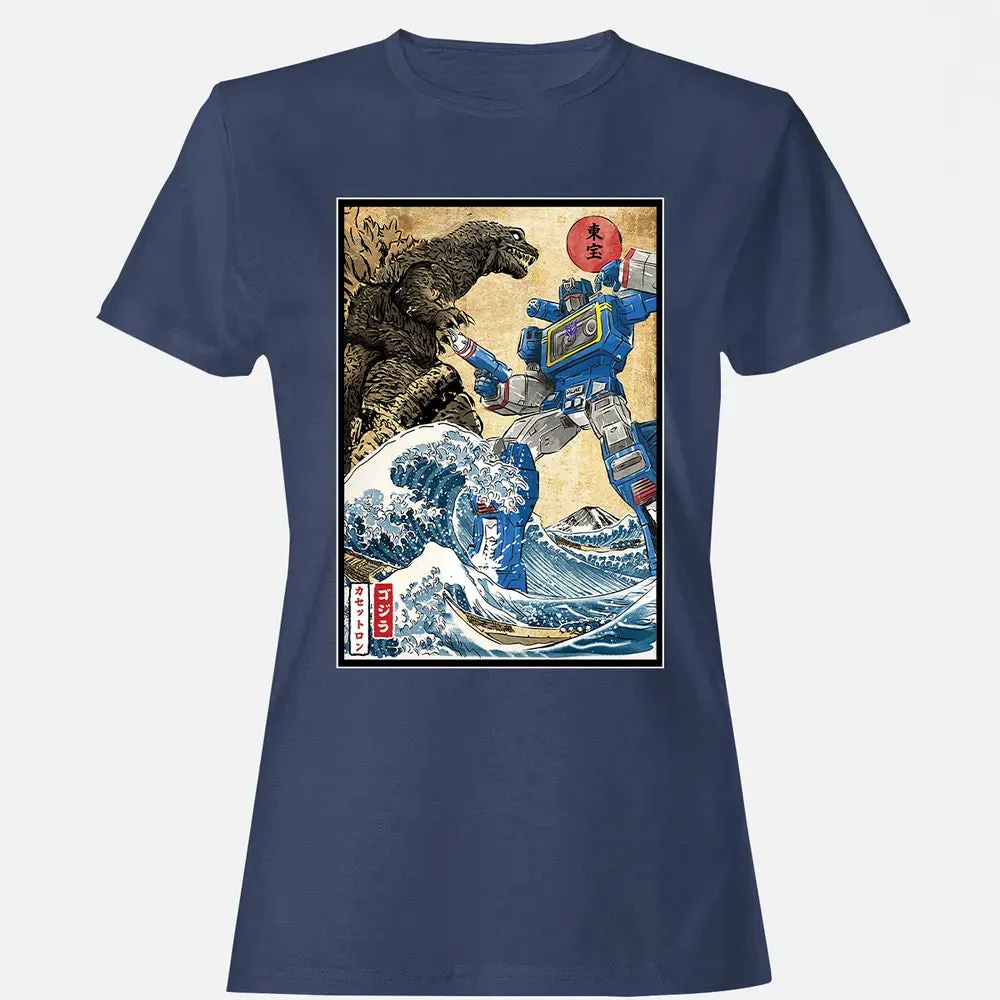 King of the Monsters vs Soundwave Women's T-shirt - 10
