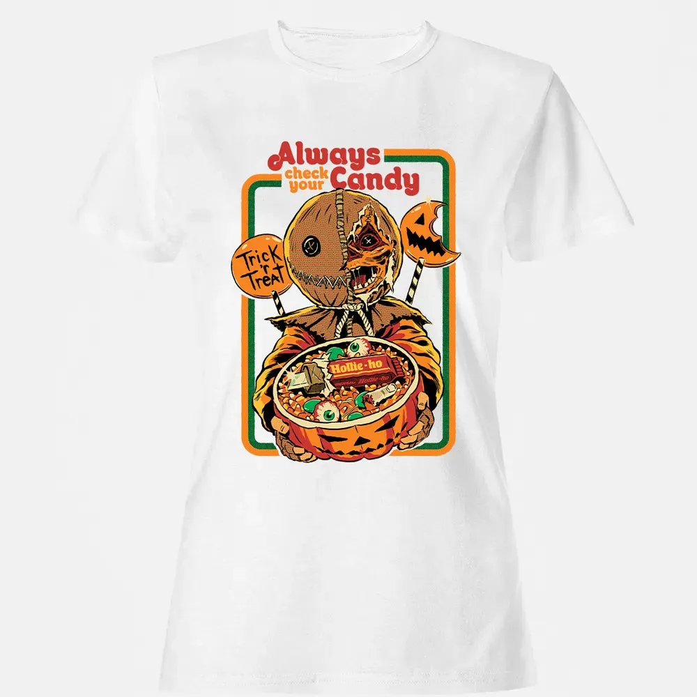 Always Check Your Candy Women's T-shirt - 16