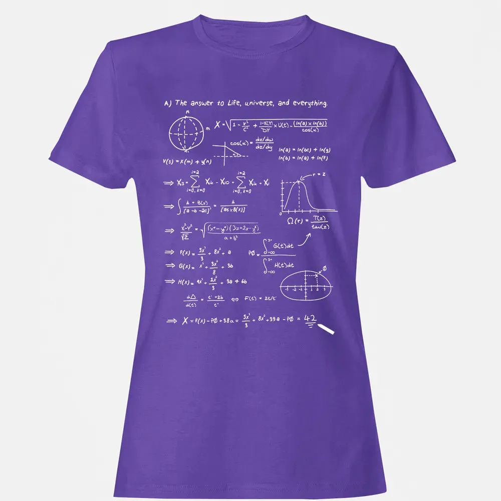 Answer To Life Women's T-shirt - 12