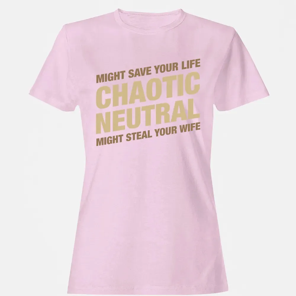 Might Save Your Life Might Steal Your Wife Women's T-shirt - 9