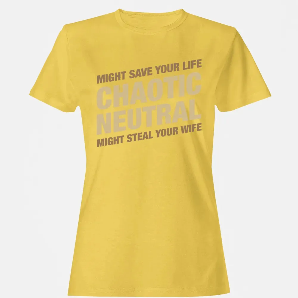 Might Save Your Life Might Steal Your Wife Women's T-shirt - 4