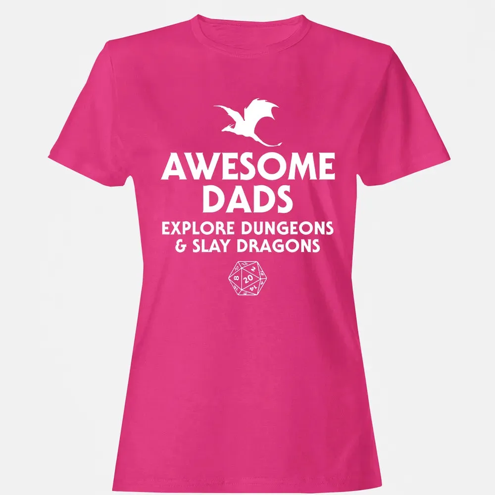 Awesome Dads Slay Dragons Women's T-shirt - 6