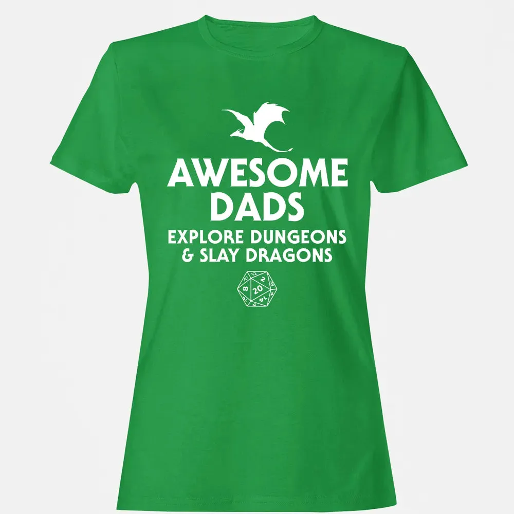 Awesome Dads Slay Dragons Women's T-shirt - 7
