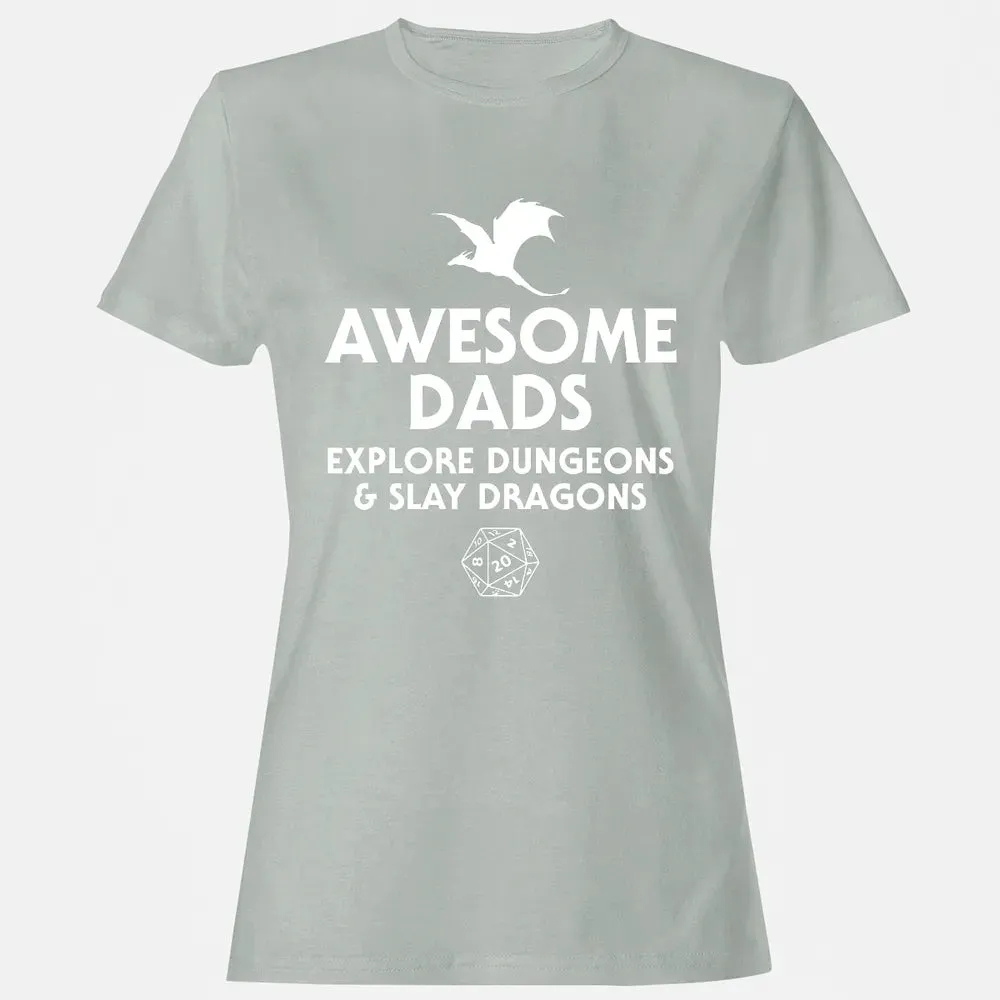 Awesome Dads Slay Dragons Women's T-shirt - 2