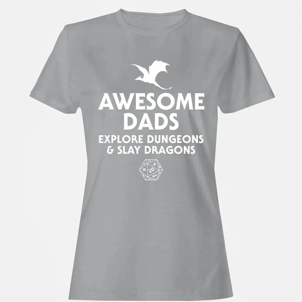 Awesome Dads Slay Dragons Women's T-shirt - 15