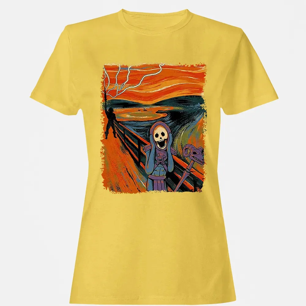 Skull Scream Women's T-shirt - 4