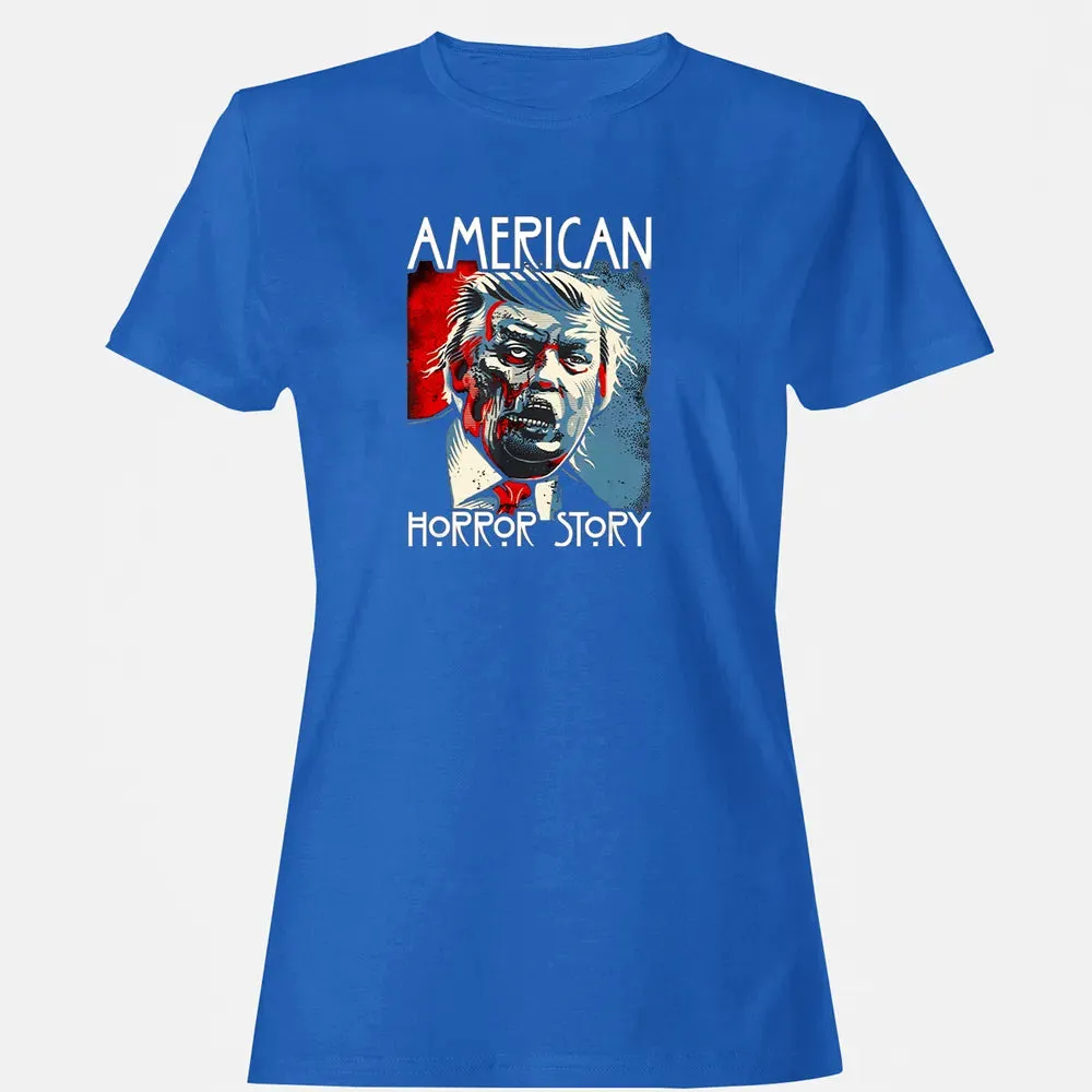 Funny Halloween Anti Trump Horror Story Americas Hated Dude Women's T-shirt - 14
