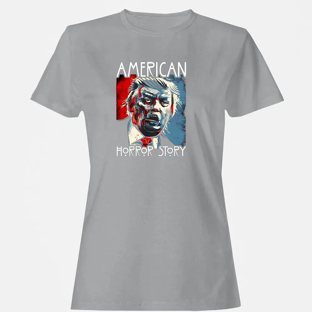Funny Halloween Anti Trump Horror Story Americas Hated Dude Women's T-shirt - 15