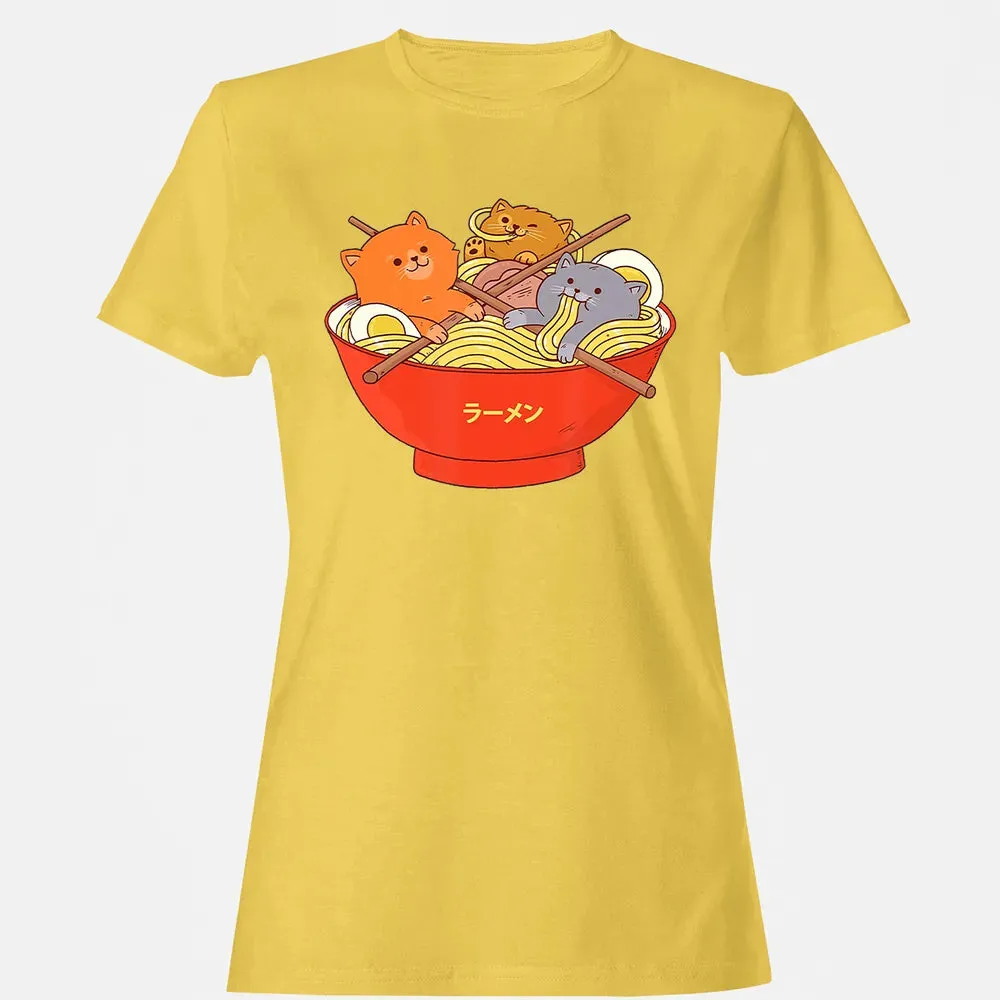 Kawaii Anime Ca Japanese Ramen Noodles Gift T Women's T-shirt - 4