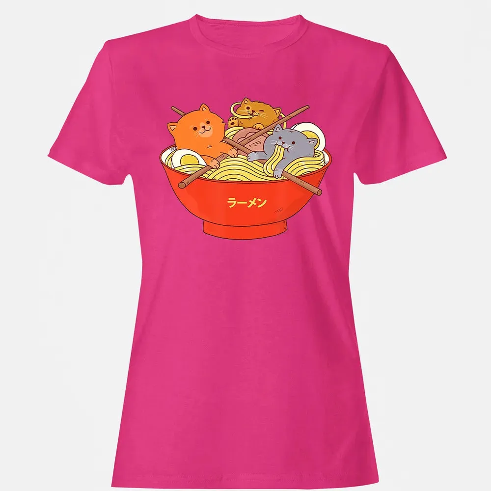 Kawaii Anime Ca Japanese Ramen Noodles Gift T Women's T-shirt - 6