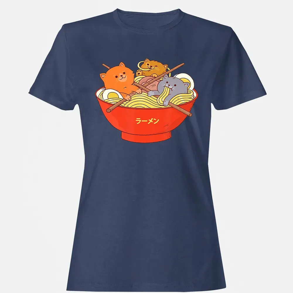 Kawaii Anime Ca Japanese Ramen Noodles Gift T Women's T-shirt - 10