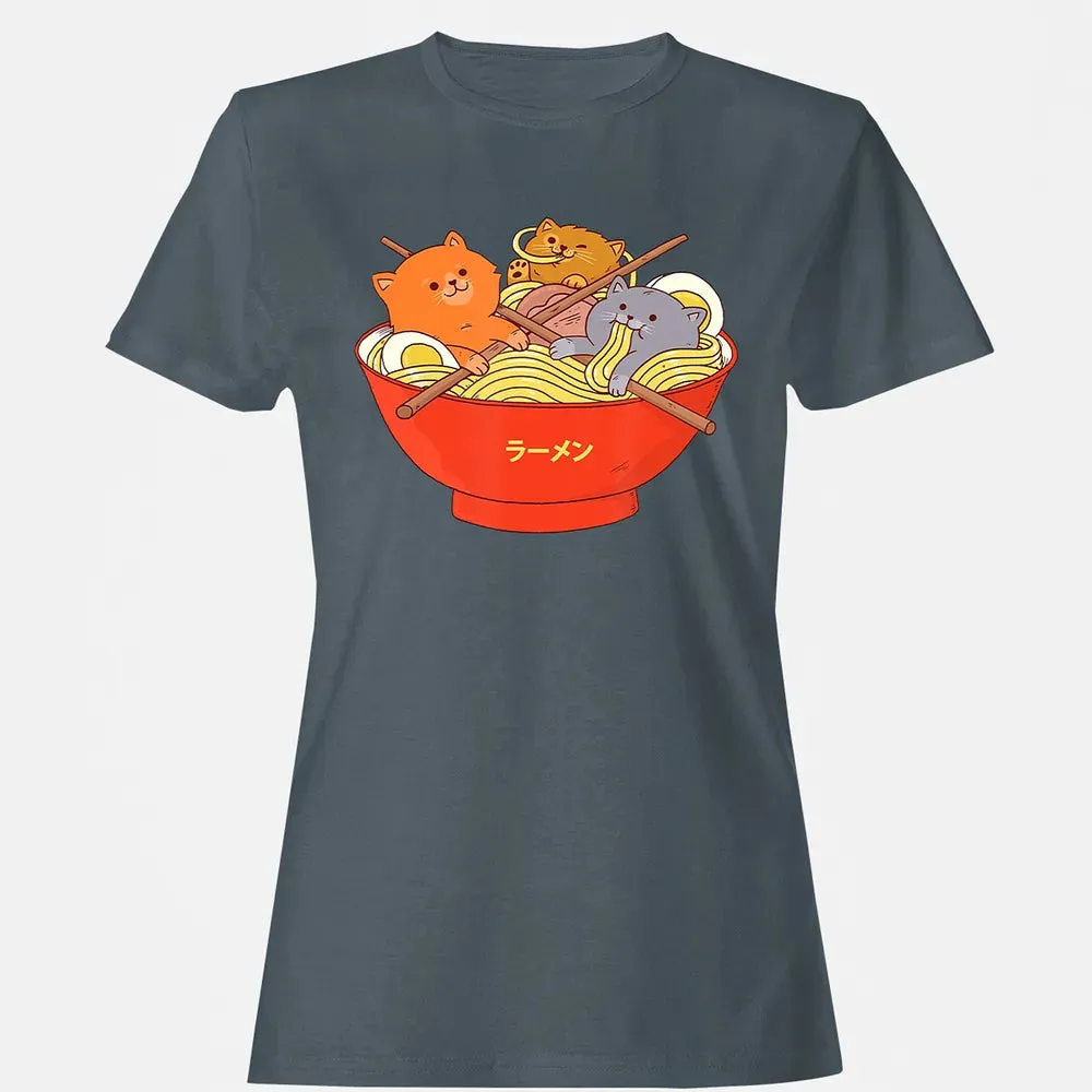 Kawaii Anime Ca Japanese Ramen Noodles Gift T Women's T-shirt - 3