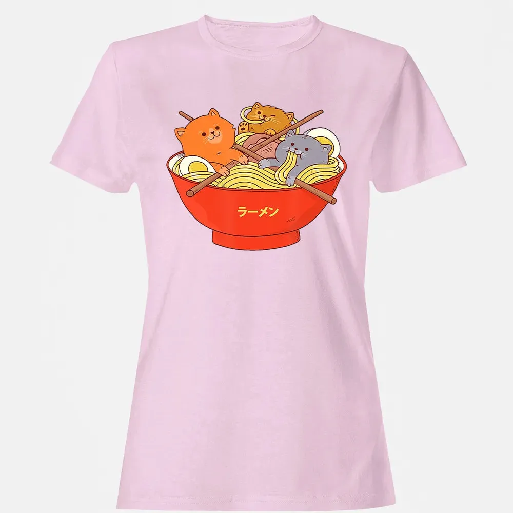 Kawaii Anime Ca Japanese Ramen Noodles Gift T Women's T-shirt - 9