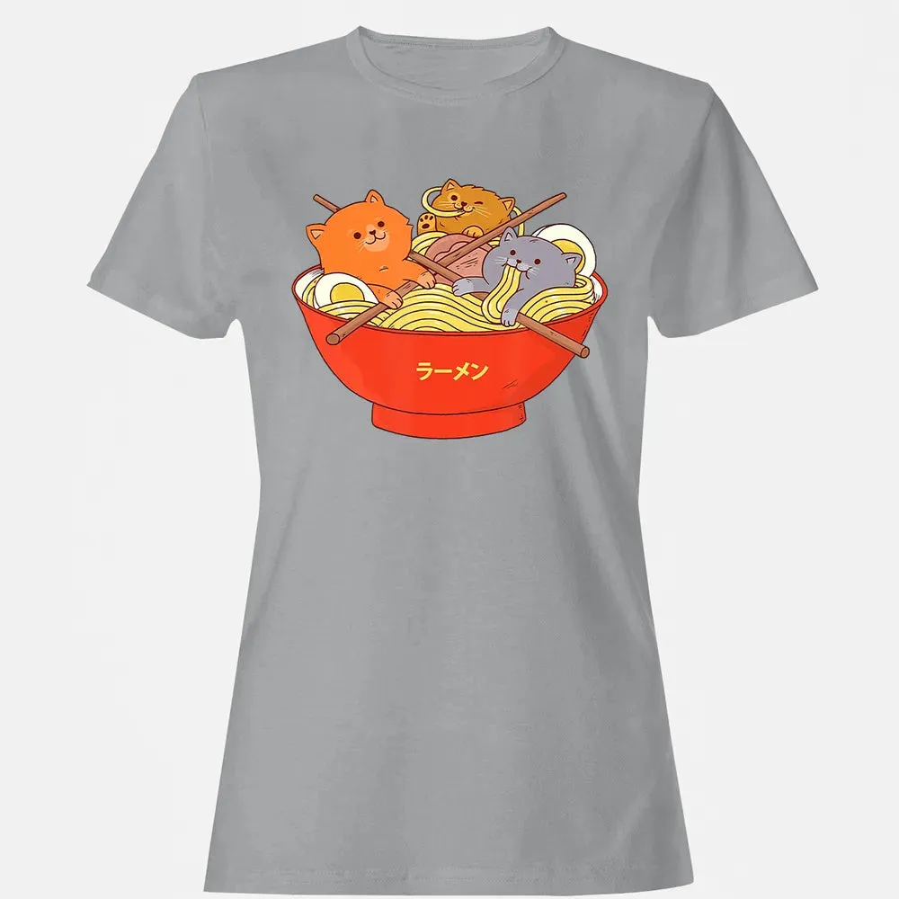 Kawaii Anime Ca Japanese Ramen Noodles Gift T Women's T-shirt - 15