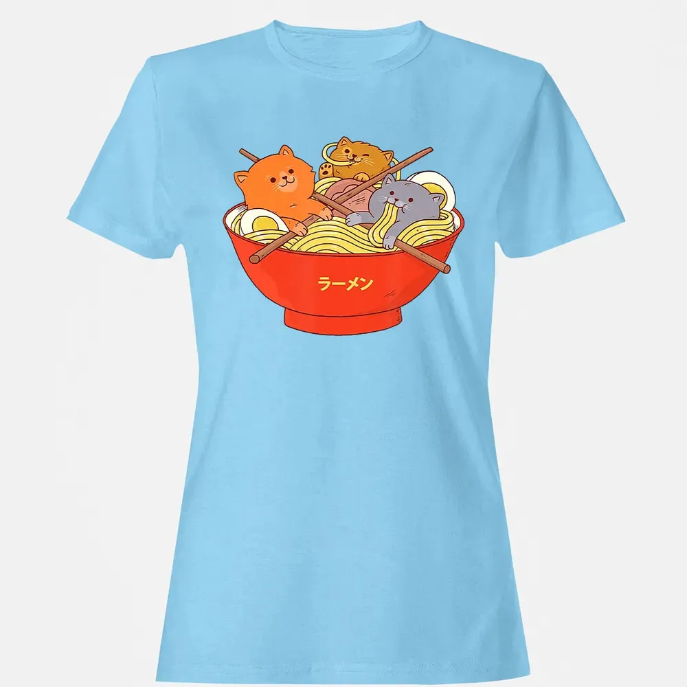 Kawaii Anime Ca Japanese Ramen Noodles Gift T Women's T-shirt - 8