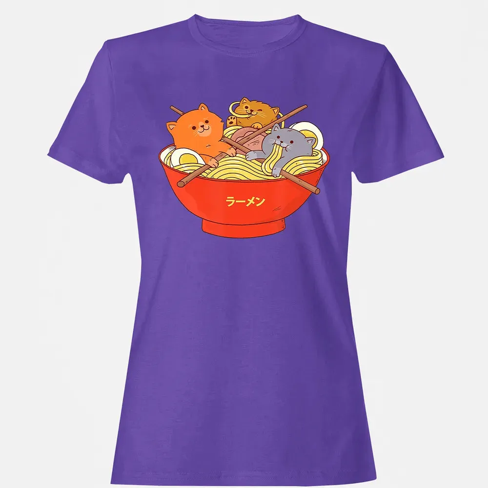 Kawaii Anime Ca Japanese Ramen Noodles Gift T Women's T-shirt - 12