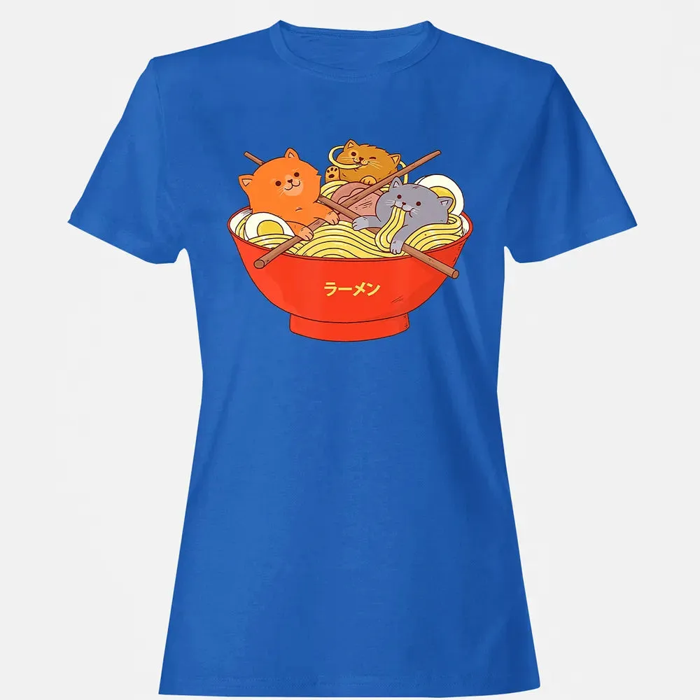 Kawaii Anime Ca Japanese Ramen Noodles Gift T Women's T-shirt - 14